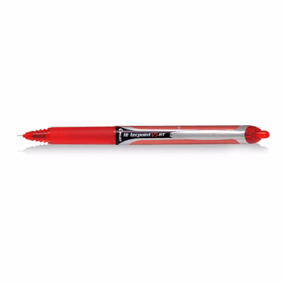 Immagine di Roller a scatto colore rosso PILOT HI-TECPOINT V5 RT punta superfine mm 0,5