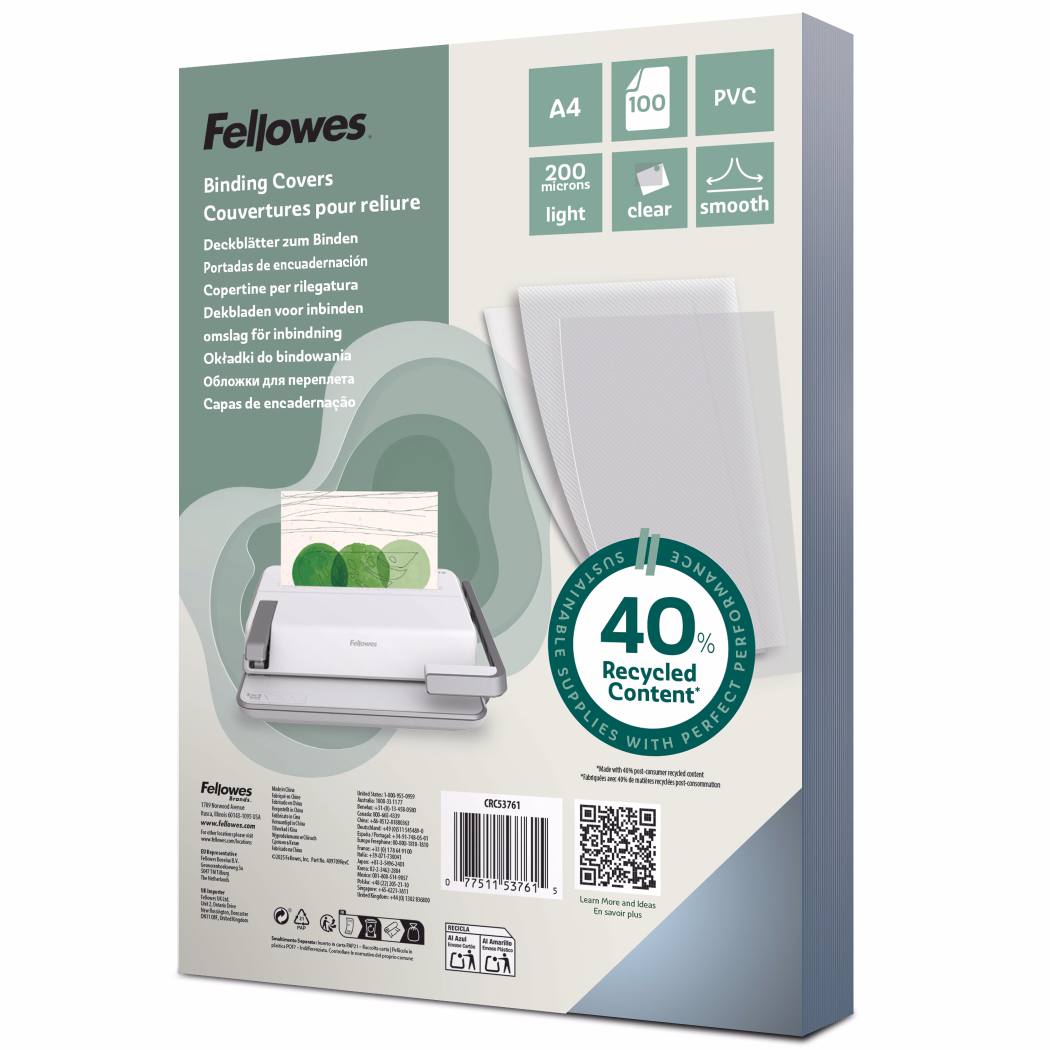 Immagine di Copertina pvc trasparente 20/100 formato A4