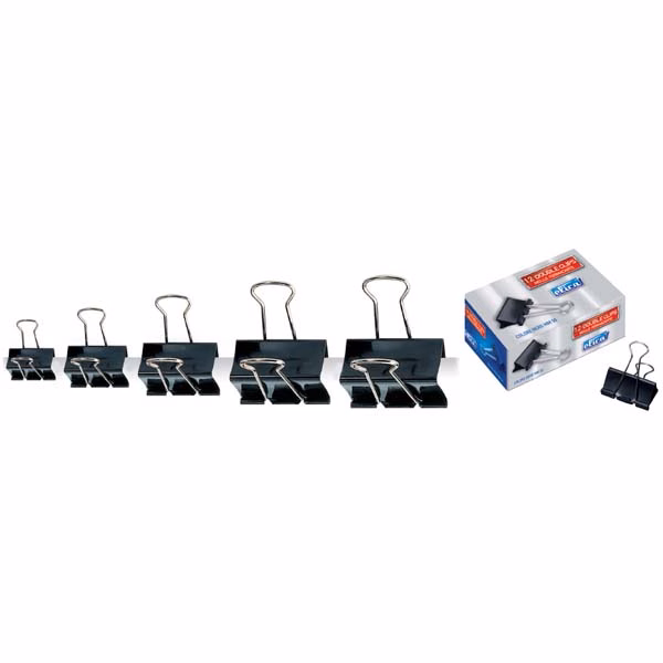 Immagine di Molle fermacarte ELICA DOUBLE CLIPS cm 2,5