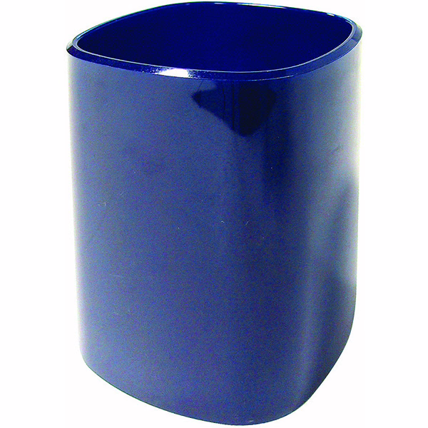 Immagine di Bicchiere portapenne blu opaco