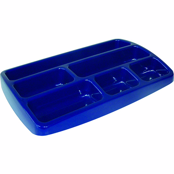 Immagine di Bacinella portapenne blu opaco