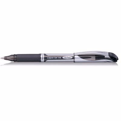 Immagine di Roller ink gel colore nero PENTEL ENERGEL XM 0.7 punta fine mm 0,7
