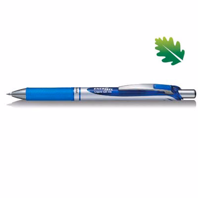 Immagine di Roller ink gel a scatto colore blu PENTEL ENERGEL CLICK XM punta fine mm 0,7