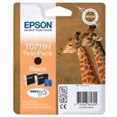 Immagine di Multipack Inkjet EPSON C13T07114H10 nero 11,10ml-2pz