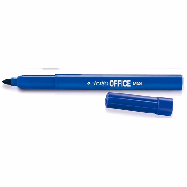Immagine di Pennarello TRATTO OFFICE MAXI punta conica colore blu