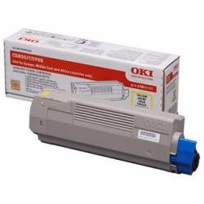 Immagine di Toner Laser OKI 43865721 giallo 6000 copie