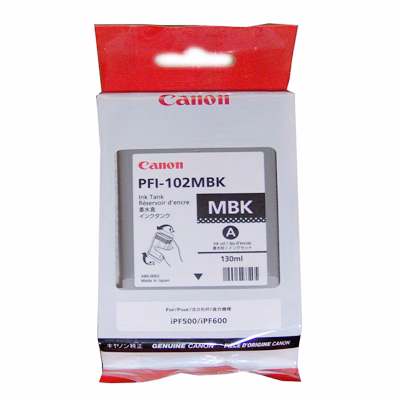 Immagine di Inkjet CANON PFI-102MBK 0894B001AA nero 1500copie