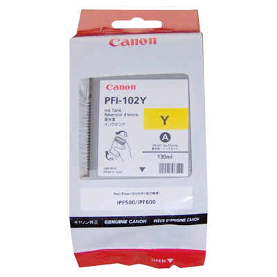 Immagine di Inkjet CANON PFI-102Y 0898B001AA giallo 1500copie