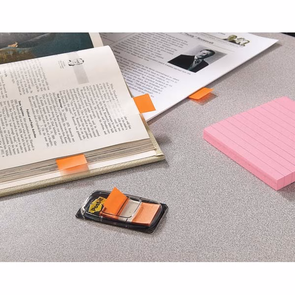Immagine di Post-it 3M index segnapagina 680-4 arancio