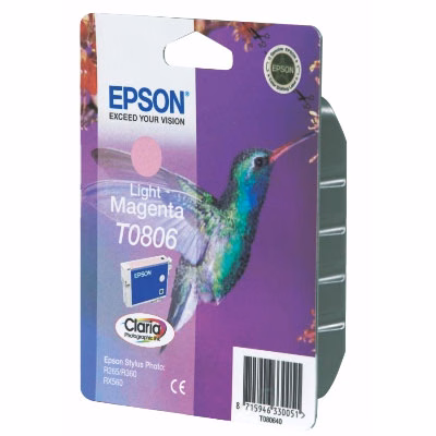 Immagine di Inkjet EPSON C13T08064011 magenta chiaro 330copie