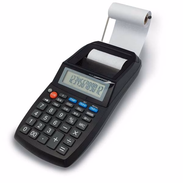 Immagine di Calcolatrice c/stamp. LEOMAT GS0712 12 cifre