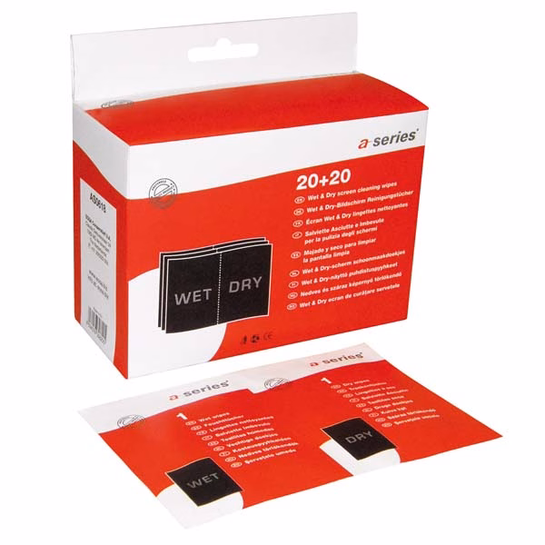 Immagine di Salviette wet and dry A-SERIES cf 20+20