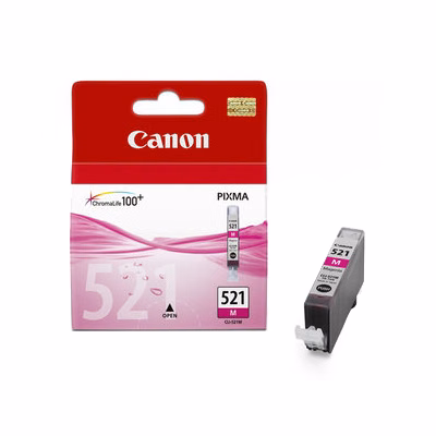 Immagine di Inkjet CANON CLI-521M 2935B001 magenta 446 copie