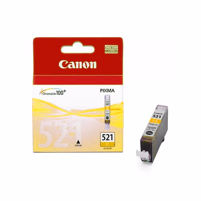Immagine di Inkjet CANON CLI-521Y 2936B001 giallo 446 copie