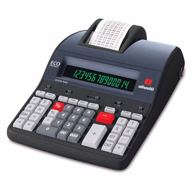 Immagine di Calcolatrice c/stamp. OLIVETTI LOGOS 914t 14 cifre