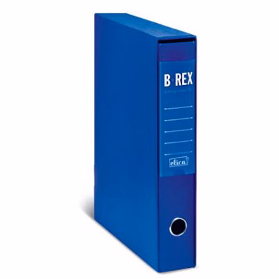 Immagine di Raccoglitore ELICA B-REX dorso cm 5 protocollo colore blu