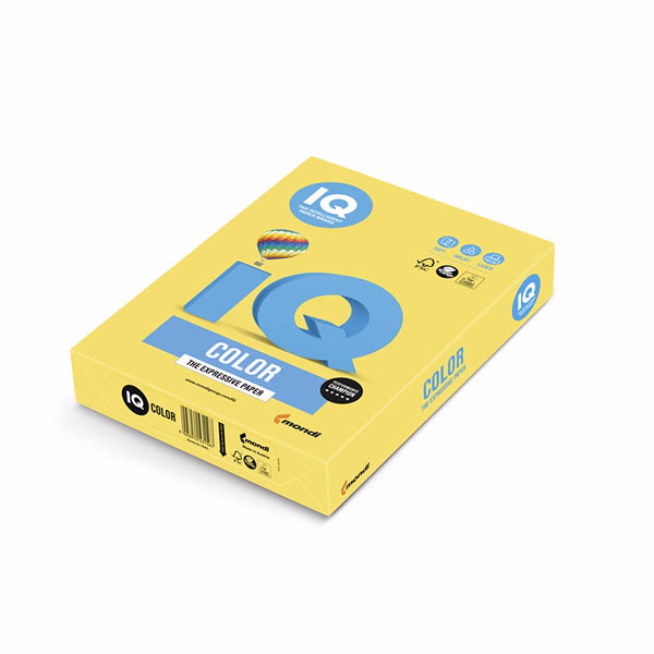 Immagine di Carta MONDI IQ COLOR A4 g160 giallo forte risma da 250 fogli