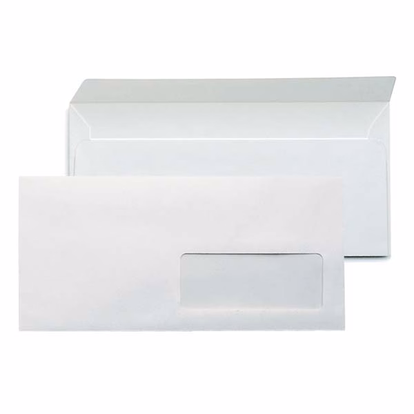 Immagine di Buste riciclate cm 11x23 g 80 con finestra