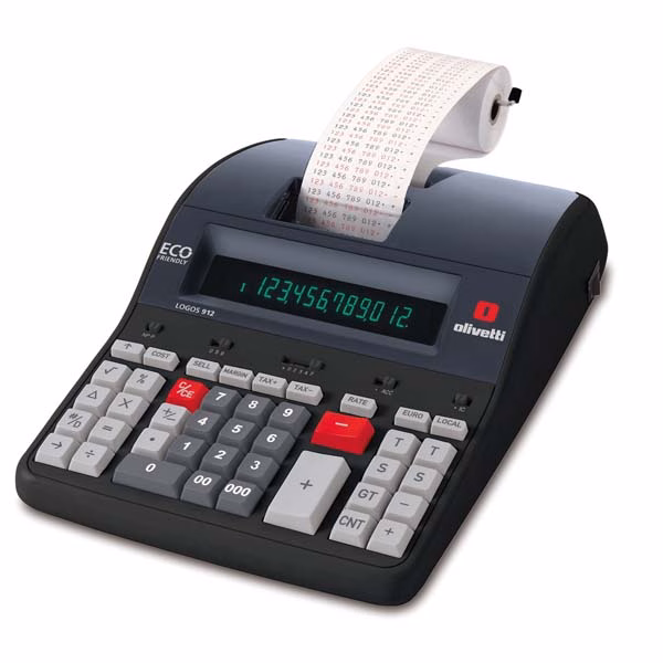 Immagine di Calcolatrice c/stamp. OLIVETTI LOGOS 912 12 cifre