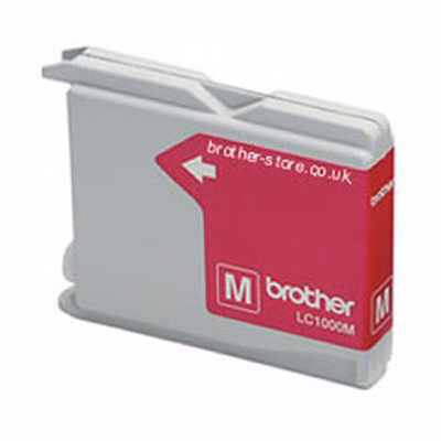 Immagine di Inkjet BROTHER LC-1000M magenta 400 copie