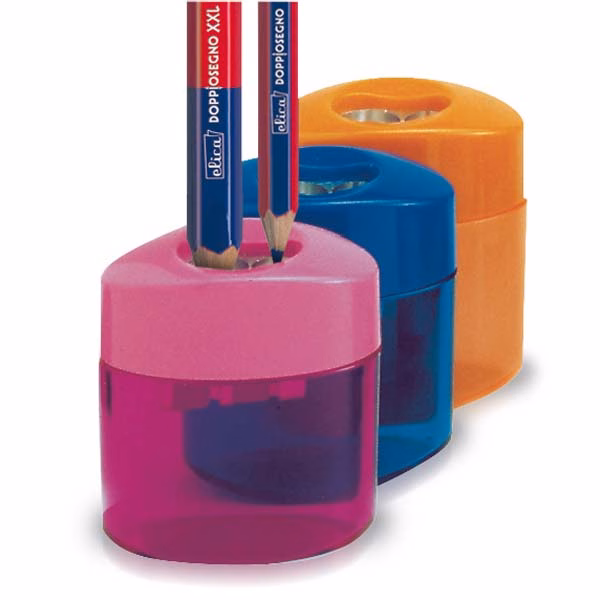 Immagine di Temperamatite con serbatoio a due fori ELICA colori assortiti