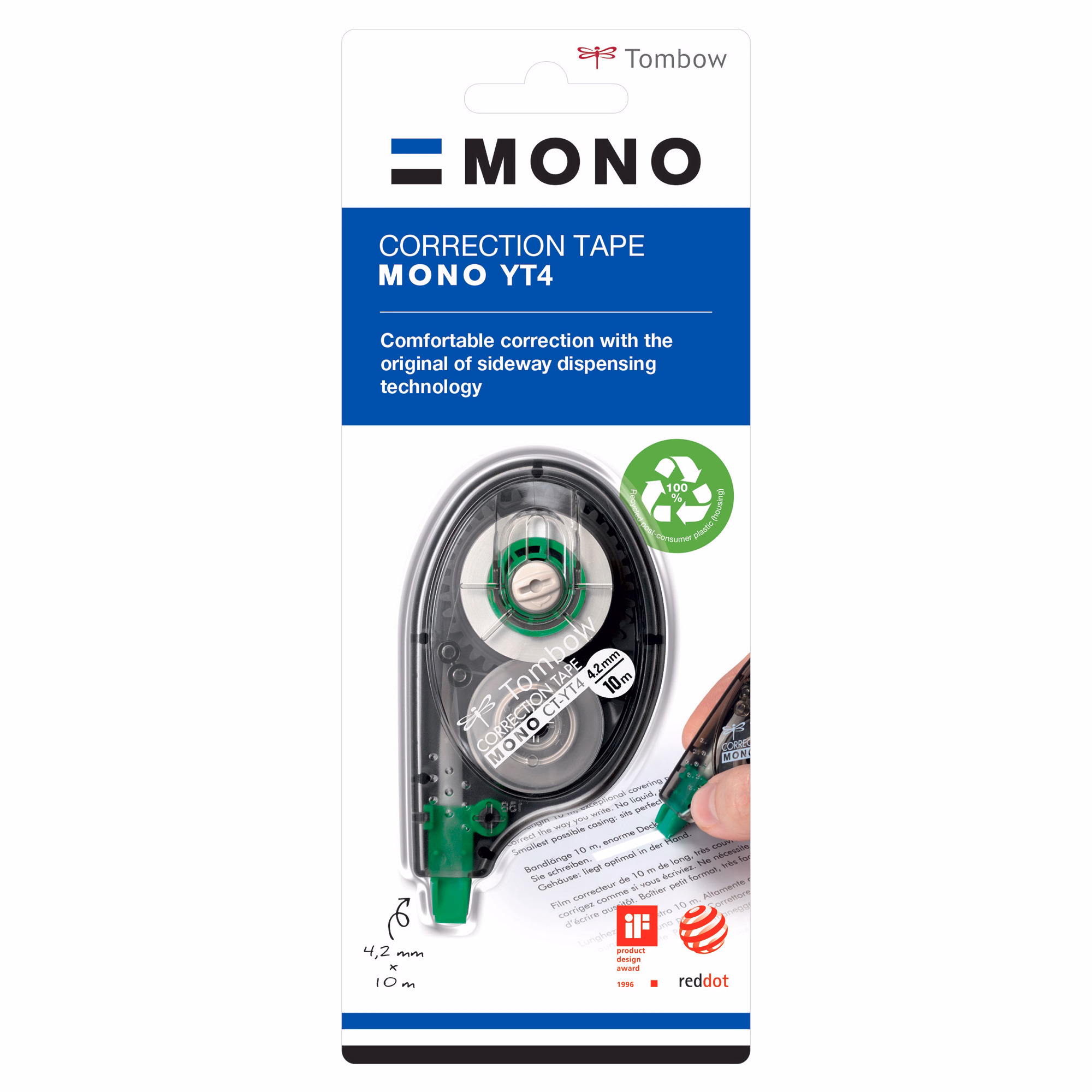 Immagine di Correttore a nastro TOMBOW MONO mm 4,2x10 m