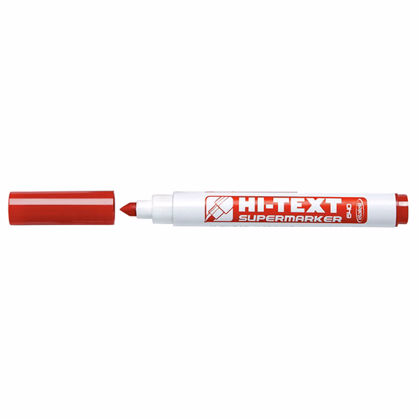 Immagine di Pennarello inchiostro ad acqua FIBRACOLOR 640 SW punta conica colore rosso