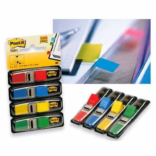 Immagine di Post-it 3M index mini segnapagina 683-4 colori ass.