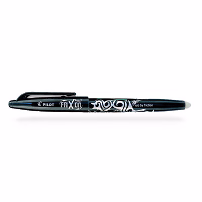 Immagine di Penna a sfera cancellabile colore nero PILOT FRIXION BALL punta fine mm 0,7