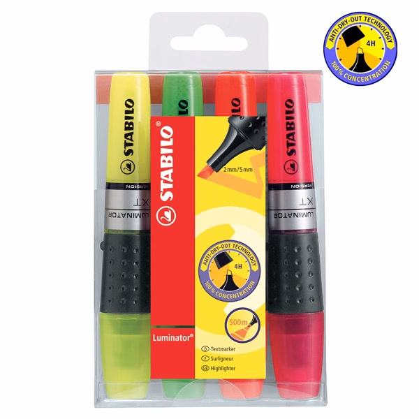 Immagine di Evidenziatore STABILO® LUMINATOR® colori assortiti