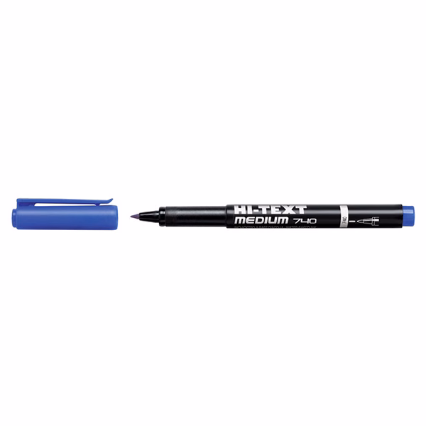 Immagine di Pennarello HI-TEXT MEDIUM 740 colore blu