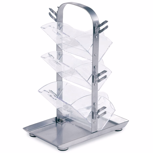 Immagine di Portatimbri TURIKAN FISHBONE 12 posti silver
