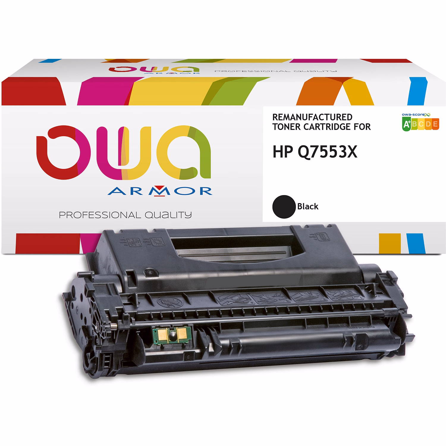 Immagine di Toner Laser rigenerato OWA HP Q7553X nero