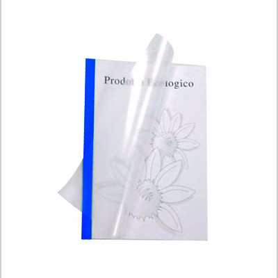 Immagine di Cartella POLI 200 trasparente dorsino blu
