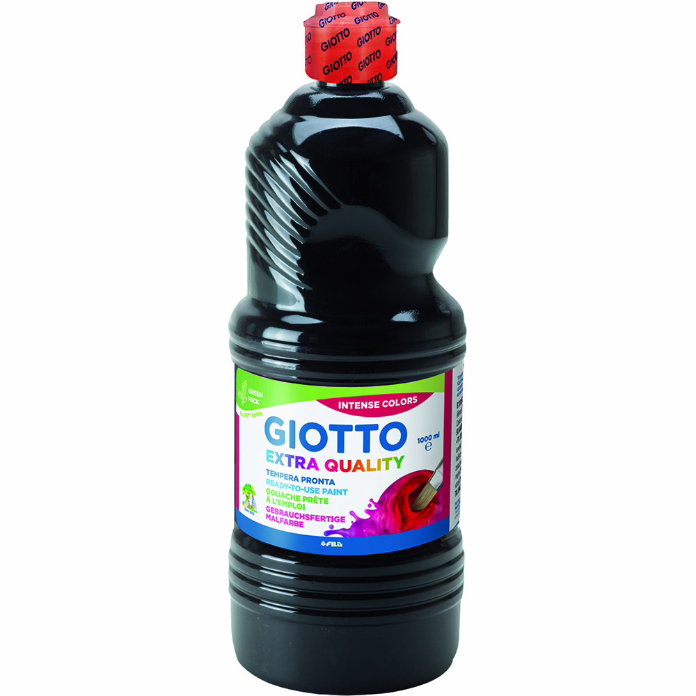 Immagine di Tempera pronta GIOTTO flacone 1000 ml nero