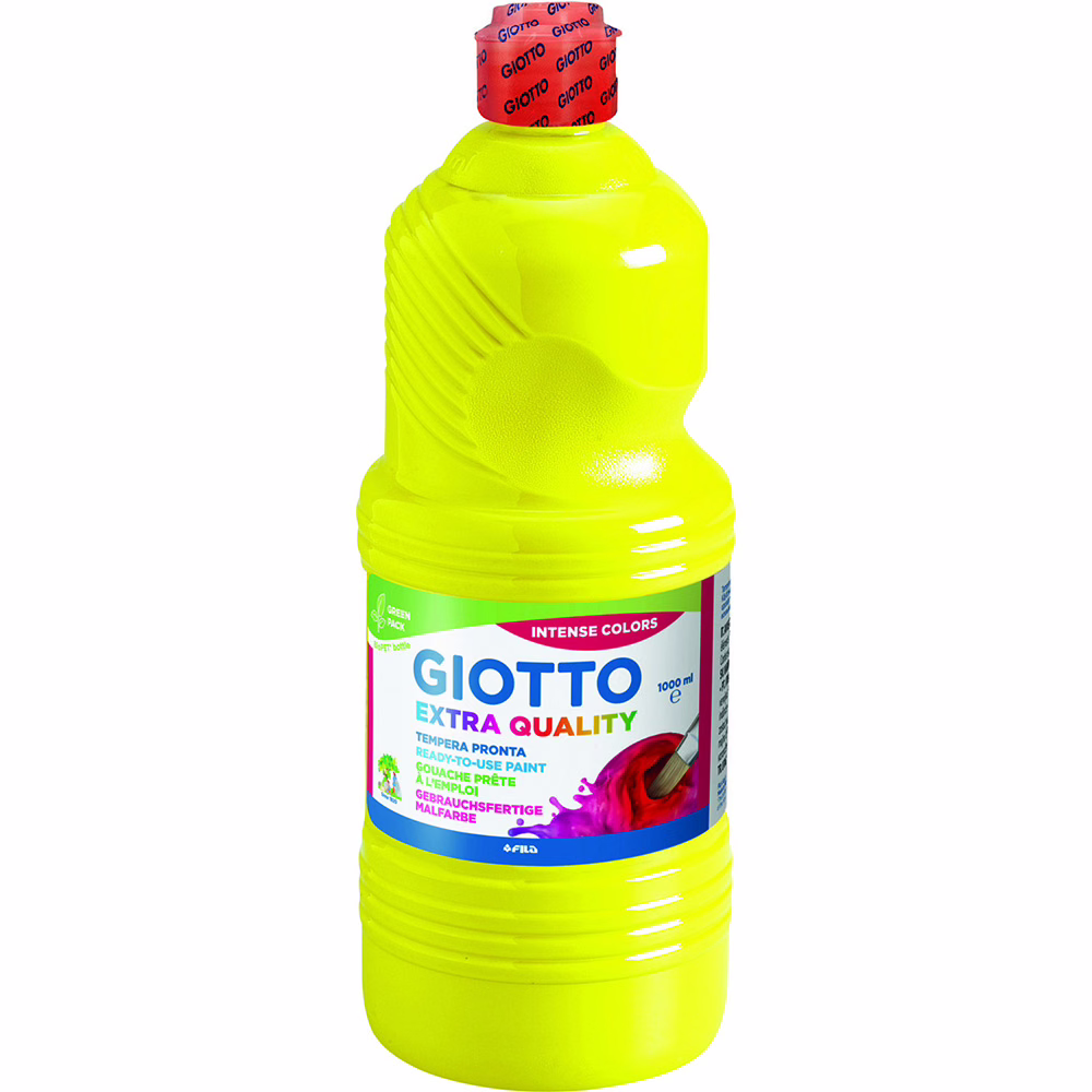 Immagine di Tempera pronta GIOTTO flacone 1000 ml giallo
