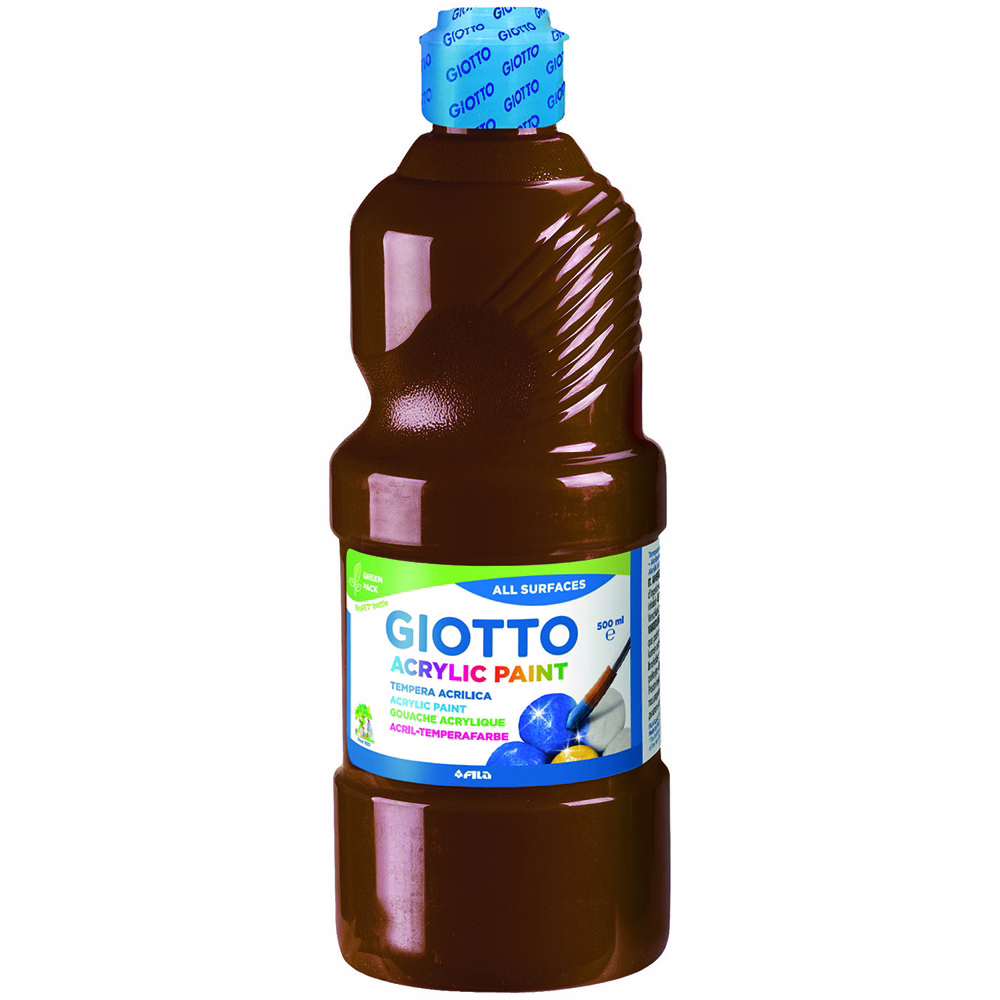 Immagine di Tempera pronta GIOTTO flacone 1000 ml marrone