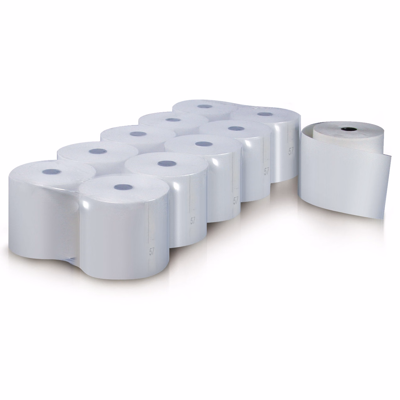 Immagine di Rotoli carta chimica a 2 vie per pos mm 57x20 m
