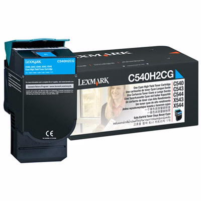 Immagine di Toner Laser lexmark c540h1cg ciano 2000 copie