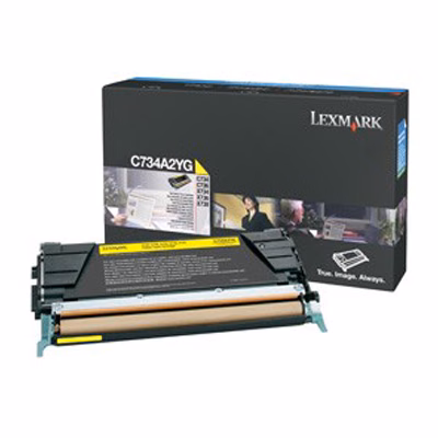Immagine di Toner Laser return program LEXMARK 0C734A1YG giallo 6000 copie