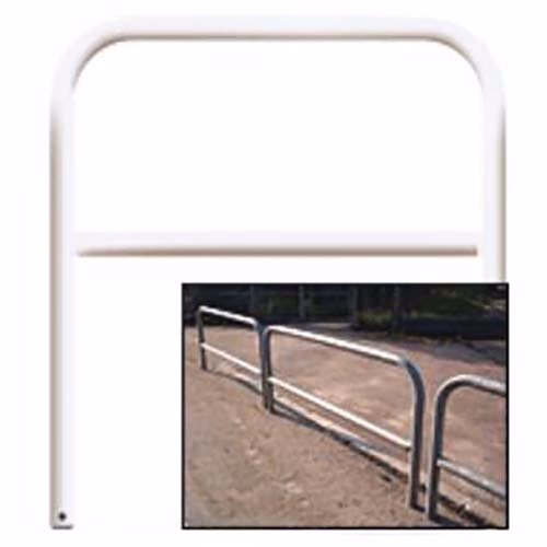 Immagine di Barriera parapedonale cm 91,5x115,5h Ø mm 48 bianco