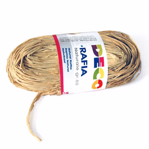 Immagine di Rafia colore naturale DECO 1731 confezione 50 g