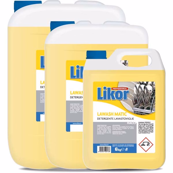 Immagine di Detergente liquido per lavastoviviglie professionali LIKOR LAWASH MATIC kg 25