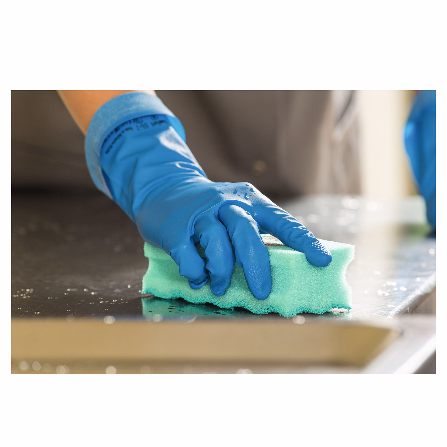 Immagine di Spugna abrasiva VILEDA PUREACTIVE colore blu