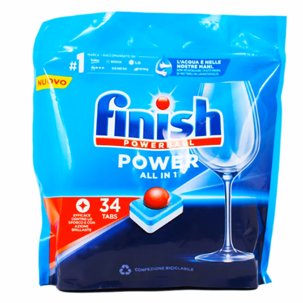 Immagine di Detergente per lavastoviglie FINISH POWER 34 capsule