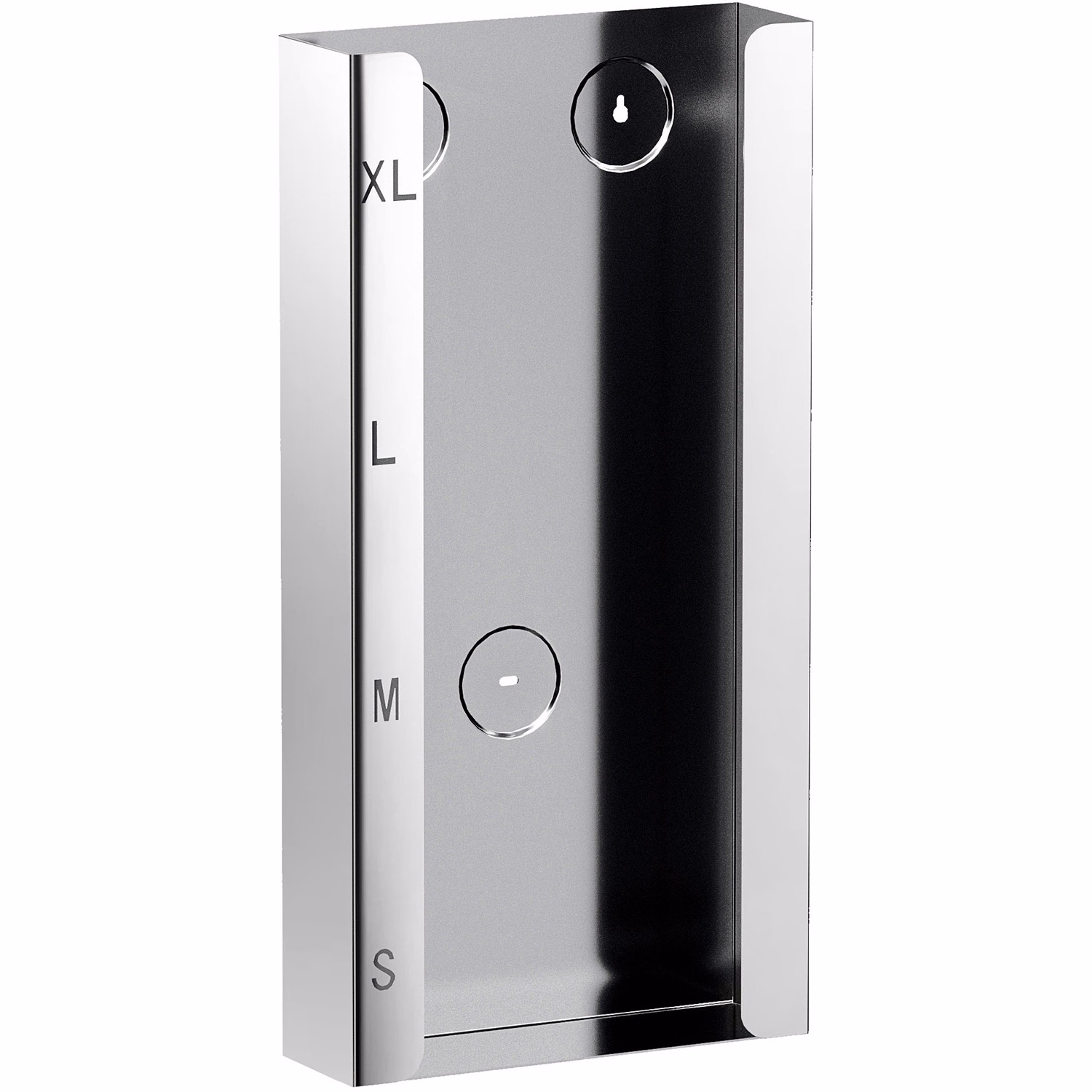Immagine di Dispenser inox lucido MARPLAST QUADRINOX quadrupla taglia per guanti in lattice montaggio a muro