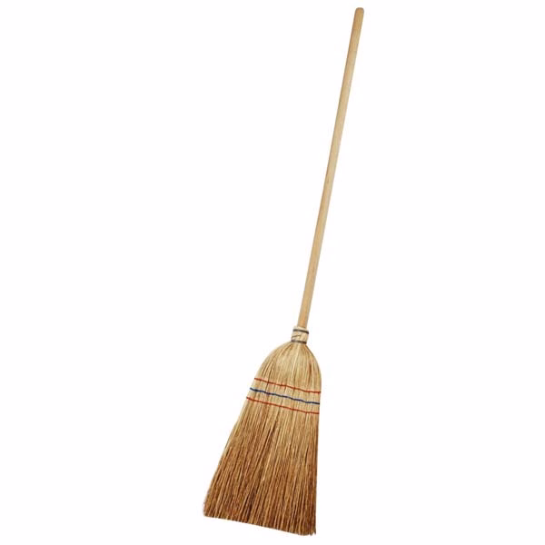 Immagine di Scopa saggina SLAVA con manico in legno