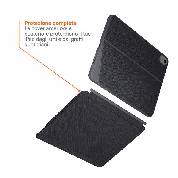 Immagine di Cover CYGNETT Cover con tastiera wireless magnetica Per iPad A16 CY5781CKBCA