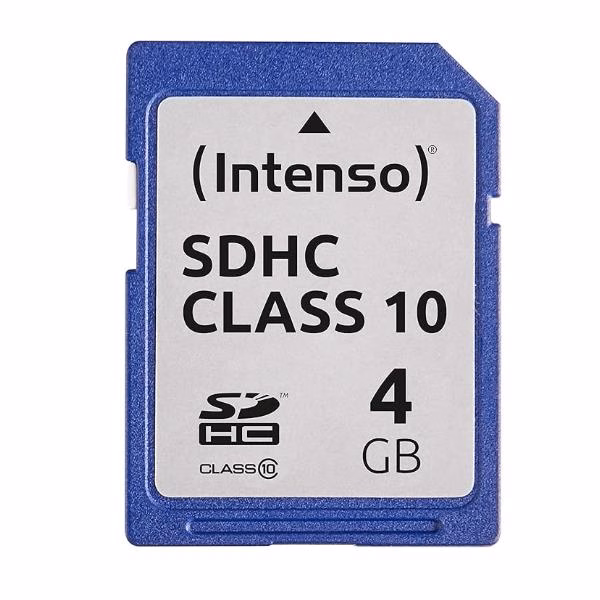 Immagine di Memory Card SDHC 4GB INTENSO Class 10 fino a 25MB/s