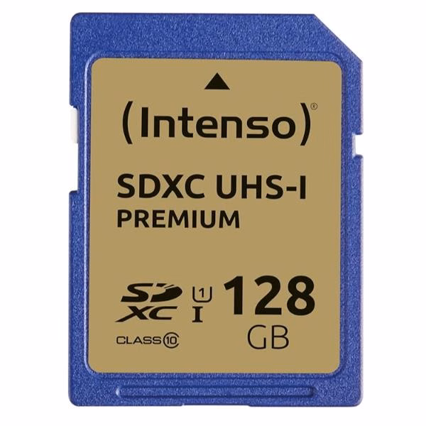 Immagine di Memory Card microSDXC 128GB INTENSO Premium UHS-I Class 10 con adattatore SD